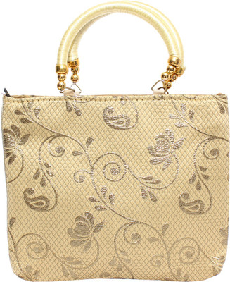 

Bagaholics Party Gold Clutch
