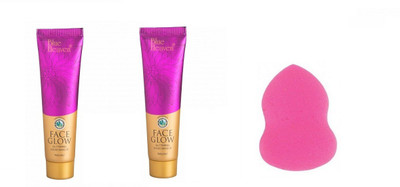 

Blue Heaven 2 FACE GLOW SKIN FOUNDATION WITH BEAUTY BLENDER(Set of 3)