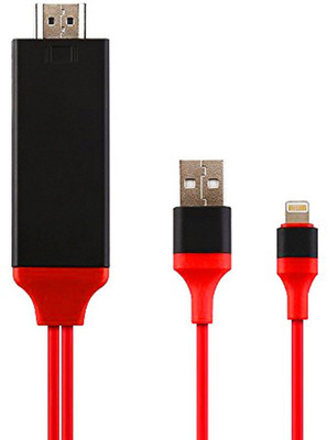 maxim HDMI C50456BL HDMI Cable(Mobile, TV, Red Ii Black)