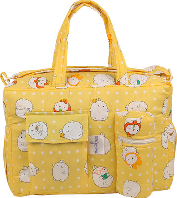 

MomToBe Printed Diaper Bag(Yellow)