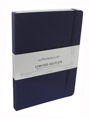 

Mypaperclip A5 Notebook(192 Ruled Pages Limited Edition, Aubergine)