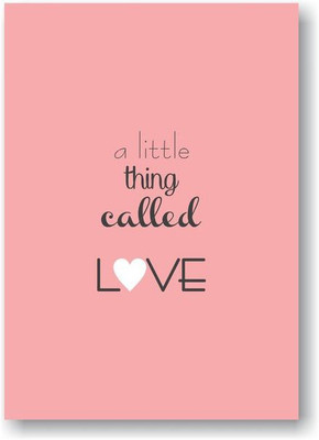 

Goodwork A4 Notebook(A little thing called love, Pink;white)