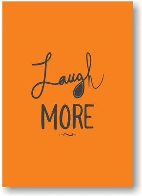 

Goodwork A4 Notebook(Laugh more, Orange;black)