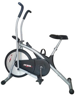 

Deemark AIR BIKE PLATINUM DX WORKOUT IN THE COMFORT OF YOUR HOME Indoor Cycles Exercise Bike(Black, Grey)