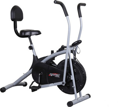 

Deemark STAMINA CYCLE WITH BACK SUPPORT FITNESS BIKE FOR HOME USE Indoor Cycles Exercise Bike(Black, Grey)