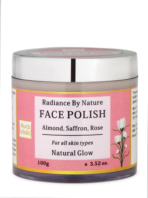 

Auravedic Radiance by Nature Face Polish with Saffron(100 g)