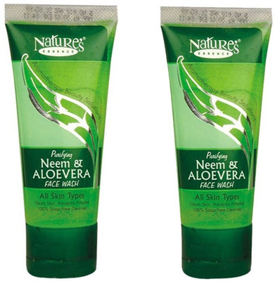 

Nature's Essence Neem and Aloevera Face Wash(pack of 2)(100 g)