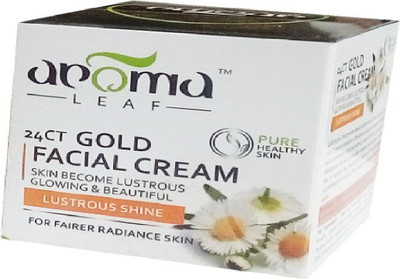 

Aroma leaf 24 Carat Gold cream for lustrous shine(50 g)