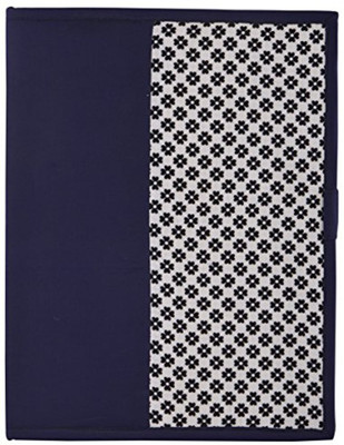 

HOUZZPLUS COTTON FABRIC FILE FOLDER(Set Of 1, Blue)