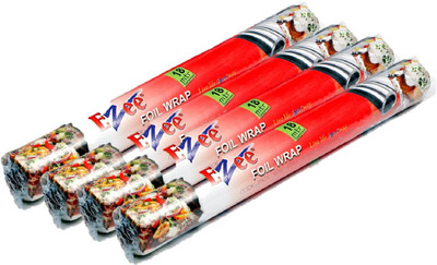 

Ezee Silver Aluminium Foil 18 Mtr 11 Micron Pack of 4 Aluminium Foil(Pack of 4, 18 m)