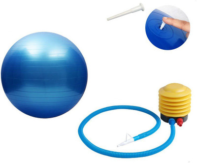 

VibeX ® Standard Fitness Pilates Aerobics Yoga Slimming Exercise Gym Ball(With Pump), Blue