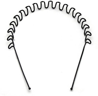 

Chanderkash ZigZag Wave Hairband Hair Band Hair Band(Black)