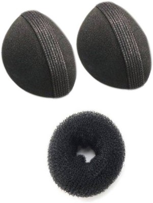 2Pcs Afro Puff Drawstring Ponytail Short Kinky Curly Fluffy Afro Bun  Wrap-Wig Around with 2 Clips Ombre Color Hair Puff Synthetic Hairpiece for  black women( Black) 2PCS Puff Ponytail 1B