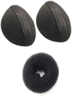 

Chanderkash Puff and Donut Bun Maker Hair Accessory Set Hair Accessory Set(Black)