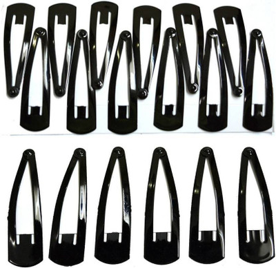 

Chanderkash Regular Metallic Tic Tac Clip Hair Accessory Set Hair Clip Tic Tac Clip(Black)