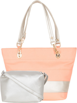 

Adisa Shoulder Bag(Pink, Silver)