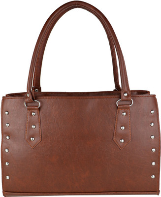 

Emblazon Hand-held Bag(Brown)