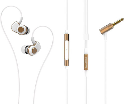 

SoundMagic PL30+C Wired Headset with Mic(White Gold, In the Ear)