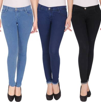 NJ's Slim Women's Multicolor Jeans