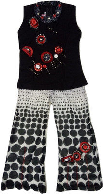 

Kid n Kids Girls Festive & Party Kurta and Pallazo Set(Multicolor Pack of 1, Multicolour