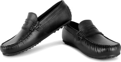 Careeno Boys Slip on Loafers(Black