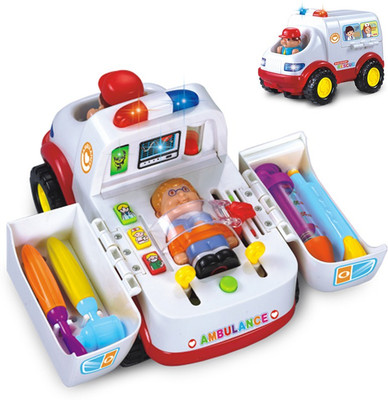 

KidsYantra Kids Doctors Kit with Ambulance, Lights and Sounds - Best birthday gift for 1 2 3 year old boy girl kids children, Educational learning Musical toys(Multicolor)