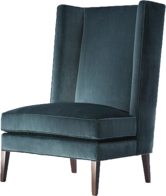 

Black Square Solid Wood Living Room Chair(Finish Color - mellamine matt)