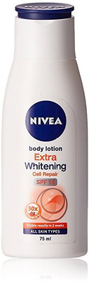 

Nivea Extra Whitening Cell Repair Body Lotion(75 ml)