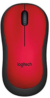 

Logitech M221 red silent Wireless Optical Mouse(USB, Red)