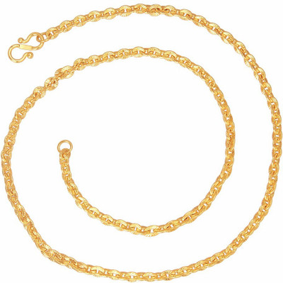 MEENAZ Snake Collection Gold Plated Chains For Girls & Boys CN124 Gold-plated Plated Alloy Chain