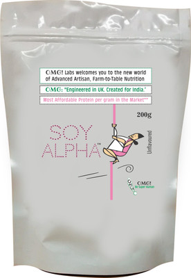 

OMG Labs OMG LABS 100% Organic Non-GMO SOY ALPHA - 90% Protein (Unsweetened Plant Protein Supplement) 200 gm Plant-Based Protein(200 g, Unflavored)