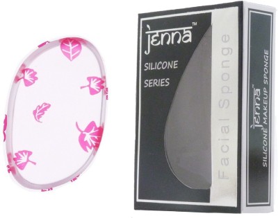 

Jenna Silicone Makeup Sponge - Beauty Sponge for Makeup, Concealer and Foundation – Make Up Applicator for Cosmetic Blending (Transparent Red Flower)