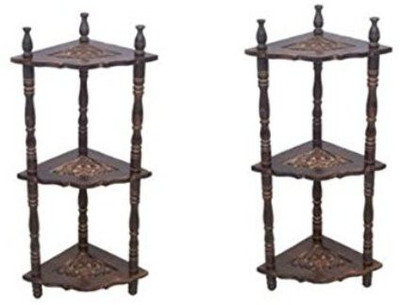 

Desi Karigar Wooden Wall Shelf(Number of Shelves - 2)