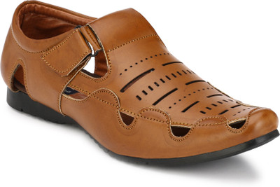

Real Blue Men Tan Sandals