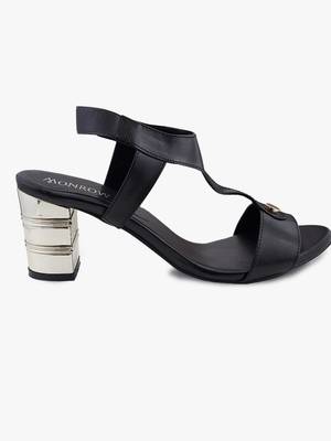 MONROW Women Gold Heels