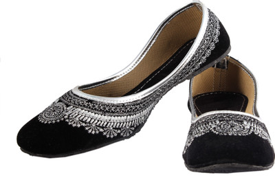 

Heavenfoot Mojaris For Women(Black