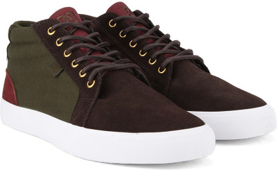 

DC Sneakers For Men(Brown, Olive, Dk chocolate/oxblood