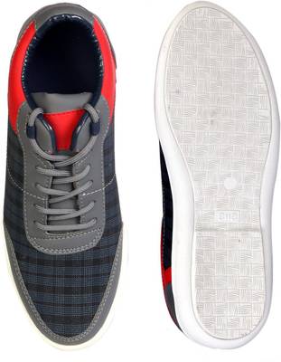 CoolSwagg Stylish Men's Grey Casuals, Outdoors, Sneakers, Canvas ...