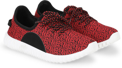 

Pasco Dual Toned Slip On Casuals For Men(Black, Red, Bold black::hot red