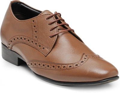 

Teakwood Derby For Men(Tan