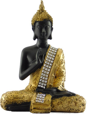 

Chave India Lord Gautam Buddha in Samadhi Statue Decorative Showpiece - 20 cm(Polypropylene, Multicolor)