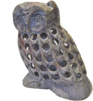 

VRS Decorative Showpiece - 10 cm(Marble, Brown)