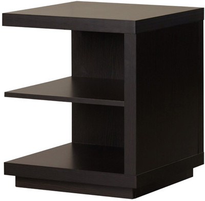

Black Square black square End Table Engineered Wood End Table(Finish Color - dark brown)