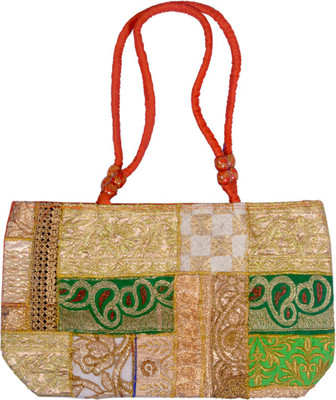 

Shopolics Girls Casual Multicolor Cotton Shoulder Bag