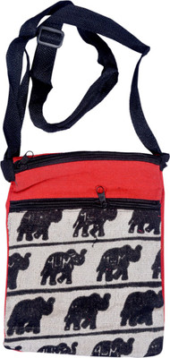 

Shopolics Girls Casual Multicolor Cotton Shoulder Bag