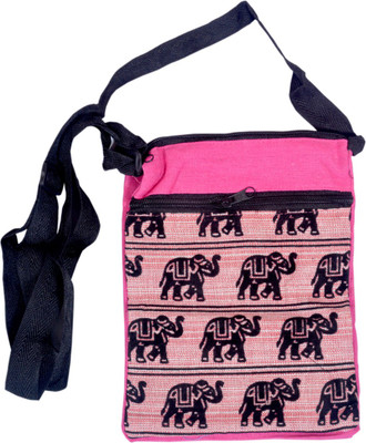 

Shopolics Girls Casual Multicolor Cotton Shoulder Bag