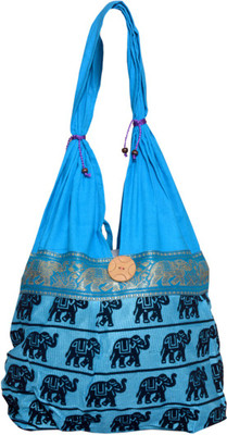 

Shopolics Girls Casual Multicolor Cotton Shoulder Bag