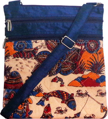 

H2H Girls Multicolor Cotton Sling Bag