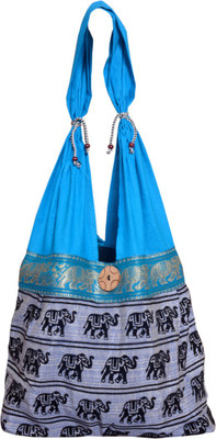 

Shopolics Girls Casual Multicolor Cotton Shoulder Bag