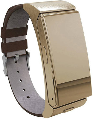 

Voltegic ™ phone Gold Smartwatch(Black Strap Free Size)
